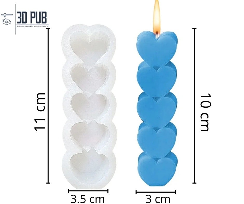 MULTIPLE HEARTS MOLD3